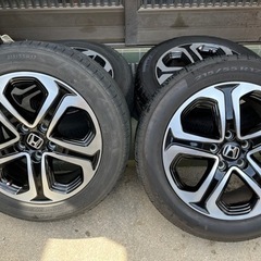 再出品ホンダヴェゼルハイブリッドZ純正17インチ4本タイヤ付き