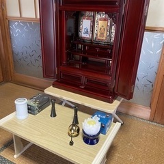 ミニ仏壇一式【近隣お届けします】
