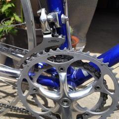 パナソニック クロモリ ロードバイク  デュラエース