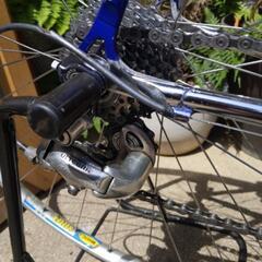 パナソニック クロモリ ロードバイク  デュラエース