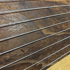 蒔絵】13弦琴 松竹梅図 ＋ 富士一琴柱 セット 全長：192cm ☆保存袋