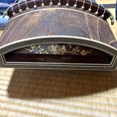 【蒔絵】13弦琴 松竹梅図 ＋ 富士一琴柱 セット 全長：192cm ★保存袋付き★ 和楽器 蒔絵】13弦琴 松竹梅図 ＋ 富士一琴柱 セット 全長：192cm ☆保存袋