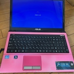 ASUS ノートパソコン　ピンク