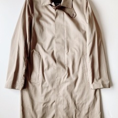 トレンチコート　マッキントッシュ　ベージュ　スプリングコート