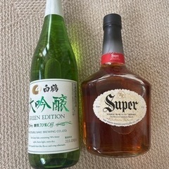 ウイスキー、日本酒　2本セット
