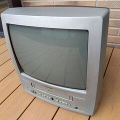 テレビデオ　VC-14PL　VHSビデオテープ再生可能