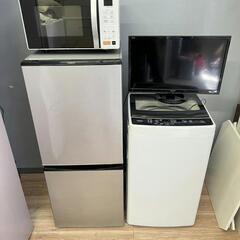 2023年冷蔵庫と2021年洗濯機セット　分解洗浄済み 生活家電3点セット 2023 冷蔵庫 洗濯機 電子レンジ 一人暮らし