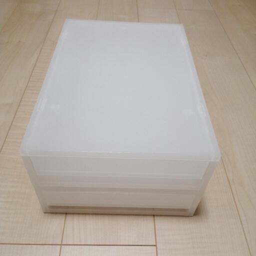 無印良品　ポリプロピレンケース引出式✕2個
