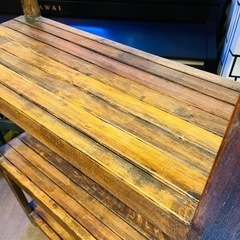 《売約済》【武蔵小山店】　オールドメゾン old maison 古材 オープンシェルフ 本棚 飾り棚 4段 ビンテージ シャビーシック　棚　シェルフ　🚚運搬無料エリア有 / 品川区リサイクルショップ　🪜Lumberroom (ランバールーム) / 武蔵小山パルム 戸越銀座 隣接🪜