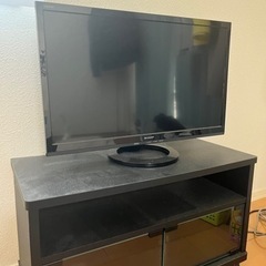 24V型液晶テレビ&テレビ台