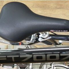 FORTINA クロスバイク 700C×28C 7段変速 KZ-FT7007 ブラック 黒 KYUZO 自転車 札幌 厚別店