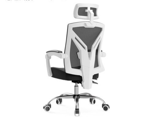 Hbada オフィスチェア 椅子 デスクチェア メッシュチェア 人間工学 テレワーク ハイバック 約155度リクライニング 腰痛 ランバーサポート 可動式アームレスト 昇降ヘッドレスト 通気性 鋼製ベース ホワイト