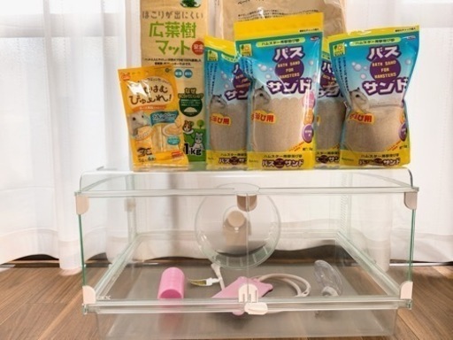 グラスハーモニー600Plus ハムスターケージ