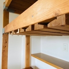 お渡し10月⭐︎ワインラック付き　作業台　テーブル　ワークテーブル