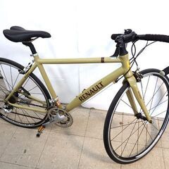 新札幌発 RENAULT/ルノー クロスバイク 自転車 25インチ/2×9段変速 No.1666