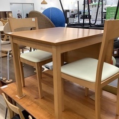 2人用ダイニングセット ナフコ マフィン75 木目調 キッチン家具 ...