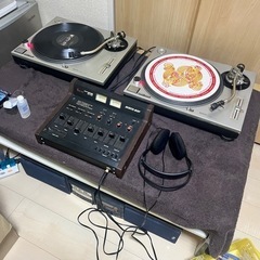 【ネット決済】DJセット　ターンテーブル2台とミキサー