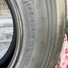 ハイエース ブリヂストン 195/80R15 サマータイヤ 新品 新車外し