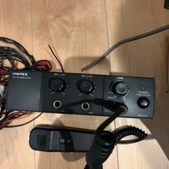 拡声器　ユニペックス　車載アンプ　スピーカーセット　12v用　NDA_202A