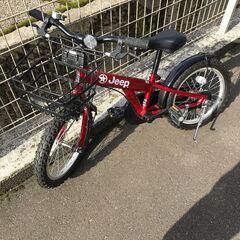 子供用自転車 JEEP JE-16G 赤※美品