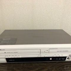 VHSビデオとDVDの録画再生専用デッキ