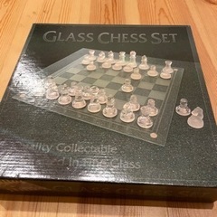 【取引中】ニューヨークで買ったガラス製チェス