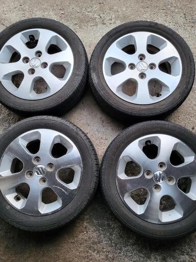 ワゴンR 純正　ホイールタイヤ ホイール・タイヤ・ワゴンR 純正14インチアルミ・タイヤ ・ご