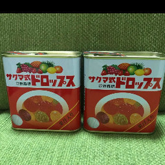 サクマ式ドロップス　2缶