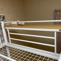 【引取先決まりました。】ロフトベッド白:取りに来れる方