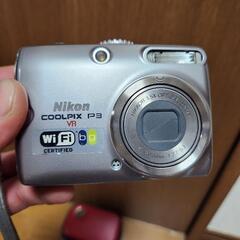 動作未確認　Nikon coolpix P3 VR　シルバー