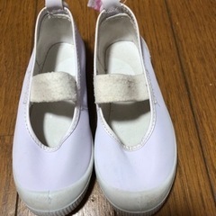 ホワイト　上靴　白　16.0