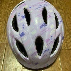 女児　自転車　ヘルメット