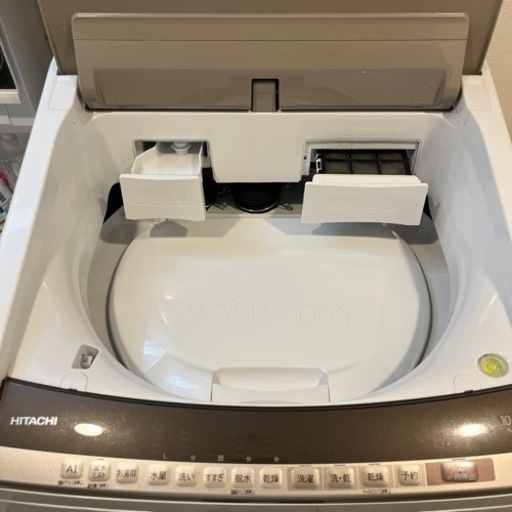 生活家電 洗濯機 HITACHI 日立BW-DV100E ビートウォッシュ