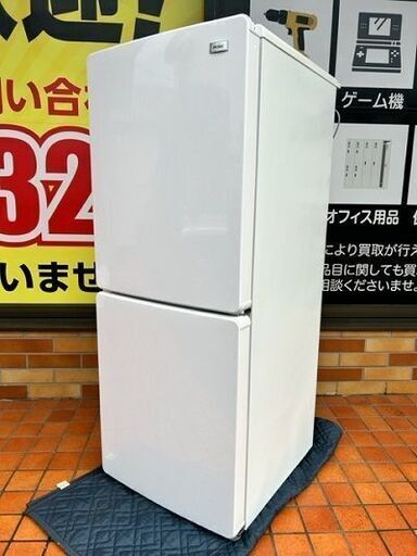 2021年製　Haier  ノンフロン冷凍冷蔵庫　JR-NF148B■定格内容積　148L