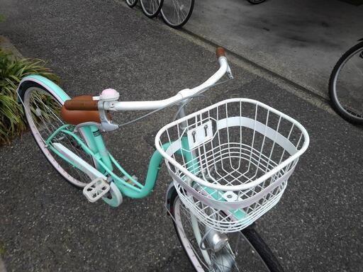 中古子供自転車２５１９　前後タイヤ新品！　２６インチ　ギヤなし 　LEDオートライト　 身長１３６㎝から 中古子供自転車2519 前後タイヤ新品！ 26インチ ギヤなし LED