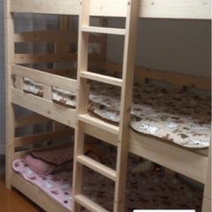 【取引先決定しました】ヒノキの三段ベット
