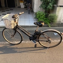 Panasonic 電動自転車 ジャンク品 タイヤ前後とも交換済