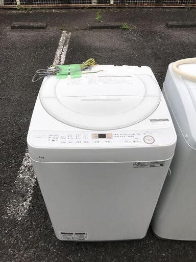 シャープ SHARP 洗濯機 ES-GE7C-W 2019年製 7.0KG institutoloscher.net