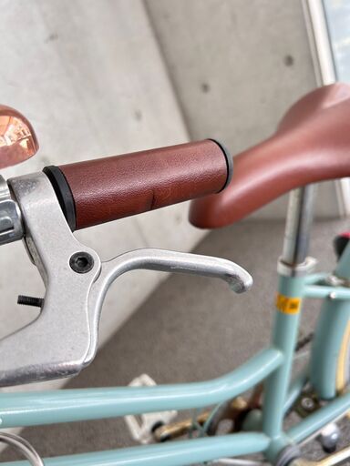 TOKYO BIKE Jr. Step ブルージェイド●カゴ・ベル・泥除け・オリジナルキーロック付き●引き取り限定●東京都世田谷区●130cm