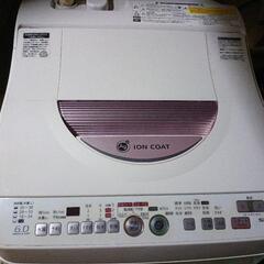 シャープの乾燥機能付洗濯機