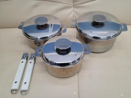 【SALE】CRITEL　クリステル　鍋　３点セット　中古　リサイクルショップ宮崎屋佐土原店　24.9.21F