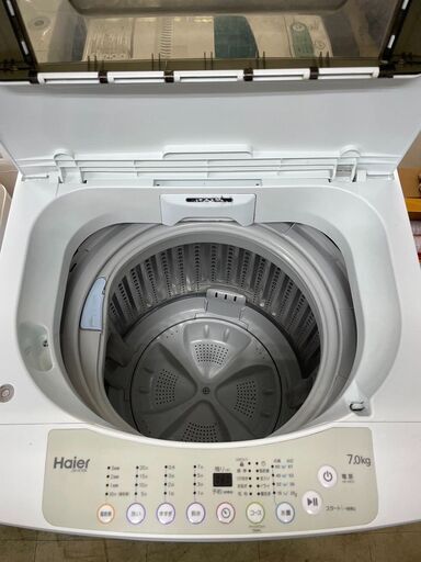 洗濯機　No.6517　ハイアール　2016年製　7kg　JW-K70K　【リサイクルショップどりーむ荒田店】