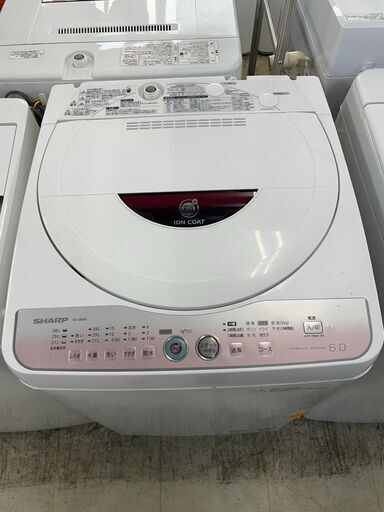 洗濯機　No.6516　シャープ　2012年製　6kg　ES-GE60L　※糸くずフィルターなし　【リサイクルショップどりーむ荒田店】