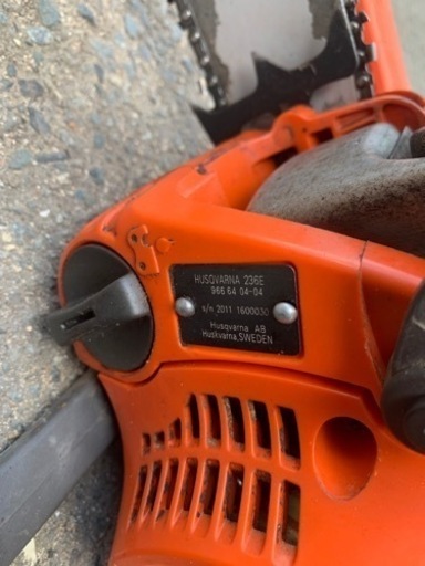 ハスクバーナー エンジンチェーンソー 236E 中古 実動品