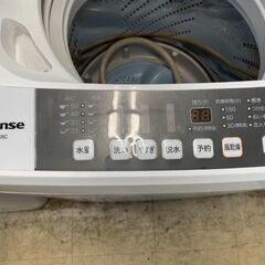 洗濯機　No.6182　ハイセンス　2019年製　5.5kg　HW-T55C　【リサイクルショップどりーむ荒田店】