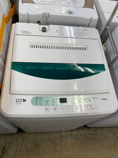 洗濯機　No.6145　ヤマダ電機　2018年製　4.5kg　YWM-T45A1　【リサイクルショップどりーむ荒田店】