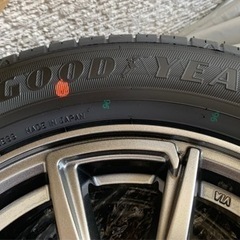 未使用　GOODYEARサマータイヤ＋ホイール４本セット　195/65R15