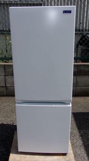 JMR0485)YAMADA 2ドア冷蔵庫 YRZ-F15G1 2019年製 156L 中古品・動作OK【取りに来られる方限定】