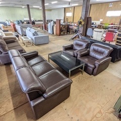 🌟激安‼️レーザー4人掛けソファー4点セット　テーブル付き幅185cm🌟