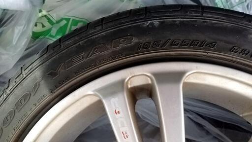 155/55R14タイヤホイールセット中古